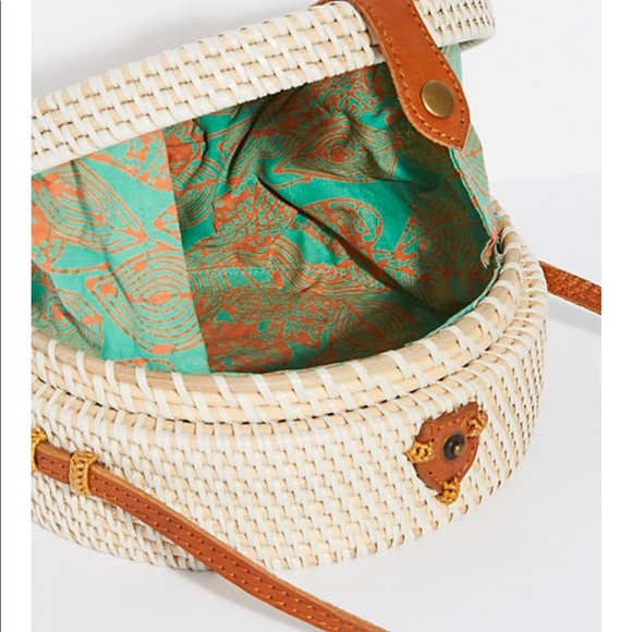 Free People Lovina Straw Crossbody - White - Picture 6 of 8